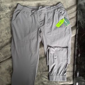 Tentree medium grey joggers.